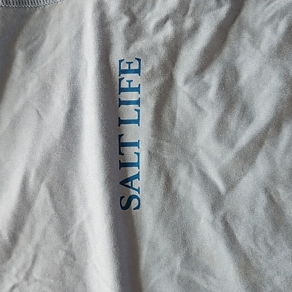 Salt Life Long sleeve T shirt, blue, size L - Picture 2 of 6